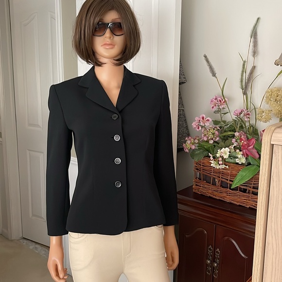 Vintage Alex Garfield black blazer made in USA - Picture 2 of 9